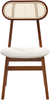 Esszimmerstuhl 2er Set FALLON Holz Braun Hellbeige Bild 5