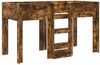 vidaXL Etagenbett für Kinder Geräucherte Eiche 75 x 190 cm 3410471 Bild 4