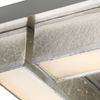 LED Deckenleuchte, Textil, silber-metallic L 30 cm Bild 5