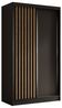 Beautysofa Kleiderschrank Moderner stilvoller eleganter Kleiderschrank mit Schiebetür HELIOS (Vordertür mit Lamellen) B:120/150/160/180/200/240/H:216/T:61cm Bild 4