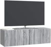 vidaXL Wandmontierter TV-Schrank Graues Sonoma 98 x 31 x 30 cm 898391 Bild 2