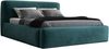 Polsterbett LUMO 180x200 ohne Matratze mit Bettkasten und Lattenrost. Farbe: Minze 13 Bild 4