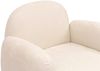 Wohnzimmer-Set HWC-P33, 2er-Sofa 2x Sessel, Stoff/Textil Chenille (330 g/m²) Öko-Tex ~ creme Bild 5