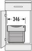 HAILO 3641-12 Abfallsorter 36 (2x18) Liter RAUMSPAR TANDEM ab 40 cm Schrankbreite Bild 4