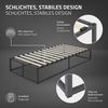 ML-DESIGN Metallbett Bettgestell Bettrahmen Stahlrahmen mit Lattenrost Metallbettrahmen, Einzelbett Paris Einzelbettgestell Gästebett Metall Bild 3