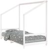 vidaXL Kinderbett Weiß 90x190 cm Massivholz Kiefer 835713 Bild 2