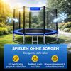 Monzana Sicherheitsnetz für Rundtrampoline, Ø 430x180 cm Bild 4