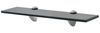 vidaXL Schwebendes Regal, Glas schwarz, 0,8 x 10 x 40 cm Bild 5
