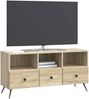 vidaXL TV-Schränk Sonoma-Eiche 102 x 34,5 x 50 cm Holzwerkstoff 895597 Bild 2