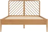 Vente-unique - LERIAKI Bett Holz, PlatteHolz, Platte Beige - B 199,3 cm x H 110 cm x L 147 cm Bild 3