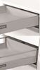 Küchen Unterschrank 60 cm Küche ARIA Schwarz ultra matt + Weiss matt, hochwertige Fronten mit Anti Fingerprint Beschichtung, Soft-Close Küchenzeile Küchenblock Bild 4