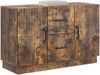 vidaXL Sideboard Geräucherte Eiche 89 x 34,5 x 57 cm Holzwerkstoff 895350 Bild 2
