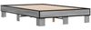 vidaXL Bettgestell Grau Sonoma 140x200 cm Holzwerkstoff und Metall 845860 Bild 3