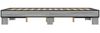 vidaXL Bettgestell Grau Sonoma 140x200 cm Holzwerkstoff und Metall 845860 Bild 5