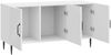vidaXL TV-Schränk Hochglanz Weiß 99 x 34,5 x 50 cm Holzwerkstoff 894949 Bild 3