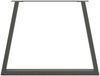 vidaXL Esstisch Beine V-Form 2 Stück Anthrazit 100x(72-73,3) cm Stahl 4012582 Bild 5