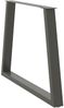 vidaXL Esstisch Beine V-Form 2 Stück Anthrazit 100x(72-73,3) cm Stahl 4012582 Bild 4