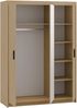 AX LIVING Storicos 3T 3-türiger Kleiderschrank mit Spiegel Geölte Eiche 133 cm Bild 3