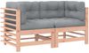 vidaXL Ecksofas mit Kissen 2 Stk. Massivholz Douglasie 825686 Bild 2