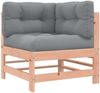 vidaXL Ecksofas mit Kissen 2 Stk. Massivholz Douglasie 825686 Bild 4