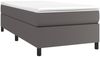vidaXL Polsterbett Kunstleder Grau 100x200 cm Bild 3