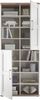 HBZ Mehrzweckschrank Romance im Landhaustil, BxHxT 80x191x38 cm (1-St) Mit 2 Türen, 8 offene Fächer, 12 Einlegeböden und 2 festen Böden Bild 2