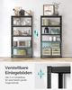 Songmics Schwerlastregal mit 5 Ablagen, Stahl / MDF, Schwarz / Naturfarben, 180 x 40 x 90 cm Bild 5