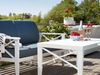 Gartenbank Sottenvile mit Kissen aus Aluminium und Olefin-Stoff, klassisch, blau, für 2–3 Personen Bild 2