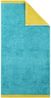 Cawö Lifestyle Splash 4 tlg. Frottier-Set - 2 X Handtuch (50 X 100cm) und 2 X Duschtuch (70 X 140cm) - 522 g/m2 - Türkis / apricot Bild 2