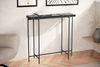 Konsolentisch Schwarz 90x29x85 cm Design Anrichte Glas Flur Bild 3