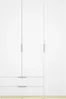 Vente-unique - KALONY Wardrobe and walk-in wardrobe Holz, Platte BeigeWeiß - B 51,4 cm x H 203,5 cm x L 136,6 cm Bild 4