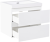 Wandmontierter Waschbeckenunterschrank mit Waschbecken CARDIEL Weiß Bild 4