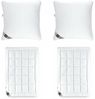 SEI Design Einziehdecke DeLuxe SWAN-SET: Bettdecke Winter 2X 135x200 + 2 x 80 x 80 Kopfkissen, ähnlich wie Daunen Bild 5