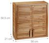 Relaxdays Wandschrank Bambus Bild 5