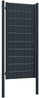 vidaXL Gartentor aus PVC und Stahl 100 x 124 cm Anthrazit 145234 Bild 2