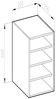 Hängeschrank R-Line Anthrazit 20 cm Vicco Bild 3