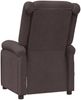 vidaXL Ohrensessel mit Massagefunktion Dunkelbraun Stoff 342431 Bild 5