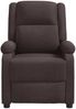 vidaXL Ohrensessel mit Massagefunktion Dunkelbraun Stoff 342431 Bild 3