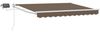 vidaXL Manuelle Gelenkarmmarkise mit LEDs Taupe 3425774 Bild 2