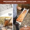 eluno Flammlachshalter für 3 Stufen aus Edelstahl, ca. 16 x 60 x 4 cm (B/H/T) Bild 5