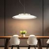LED Pendelleuchte, Metall, silber, H 125 cm Bild 2