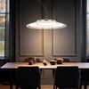 LED Pendelleuchte, Metall, silber, H 125 cm Bild 3