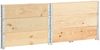 vidaXL Paletten-Aufsatzrahmen 3 Stk. 100x100 cm Kiefer Massivholz 310057 Bild 4
