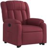 vidaXL Relaxsessel mit Aufstehhilfe Weinrot Stoff 3205319 Bild 3