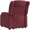 vidaXL Relaxsessel mit Aufstehhilfe Weinrot Stoff 3205319 Bild 4