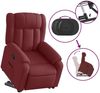 vidaXL Relaxsessel mit Aufstehhilfe Weinrot Stoff 3205319 Bild 5
