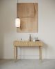 Selsey 'Nolie' Schminktisch mit 2 Schubladen, Eichenholzoptik, ca. 79 x 110 x 40 cm Bild 2