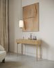 Selsey 'Nolie' Schminktisch mit 2 Schubladen, Eichenholzoptik, ca. 79 x 110 x 40 cm Bild 3