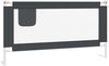 Kleinkind-Bettschutzgitter Dunkelgrau 160x25 cm Stoff Bild 2