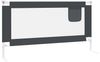Kleinkind-Bettschutzgitter Dunkelgrau 160x25 cm Stoff Bild 3